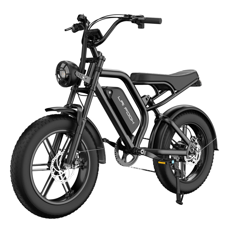 Bicicleta elétrica modelo retrô