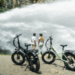 Likebike Cityfun Bicicleta Elétrica Dobrável com Pneus Grandes, Potência de Pico 1500W, Bicicleta Elétrica Portátil para Todo Terreno