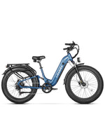Bicicleta Elétrica Commuter Rail 6 da Likebike, Potência de Pico 2000W, Bateria 48V 20Ah