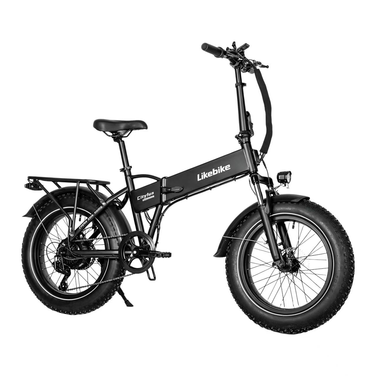 Likebike Cityfun Bicicleta Elétrica Dobrável com Pneus Grandes, Potência de Pico 1500W, Bicicleta Elétrica Portátil para Todo Terreno